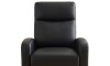 Butaca 1 Cuerpo Tela Repelente al Agua Living - Barrel Negro Cuerina