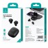 Auriculares Usams ID25 In Ear Bluetooth 5.3 Táctil Sonido 3D Negro
