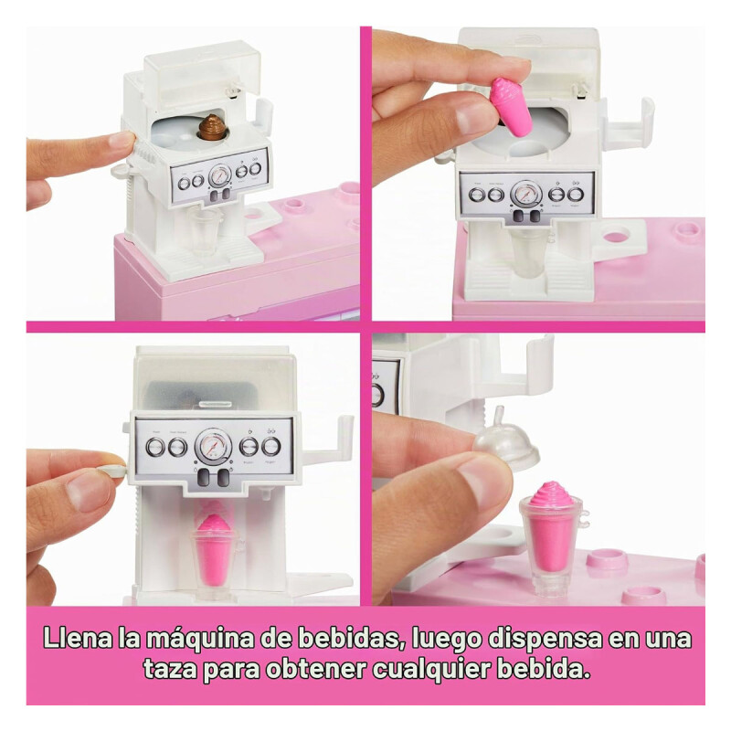 Muñeca Barbie Coffee Shop con juego y accesorios Muñeca Barbie Coffee Shop con juego y accesorios