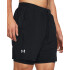 UA LAUNCH 7'' 2-IN-1 SHORTS-GRY BLK-001