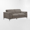 SOFÁ ELECTRICO TECH BEIGE - 3 CUERPOS