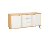Aparador 2 Puertas 3 Cajones - Linea Dublin - Blanco Aparador 2 Puertas 3 Cajones - Linea Dublin - Blanco