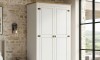 Ropero 2 puertas 1 Cajón Madera - Linea Mexicana Blanco