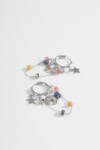 Aros acero mystic plateado