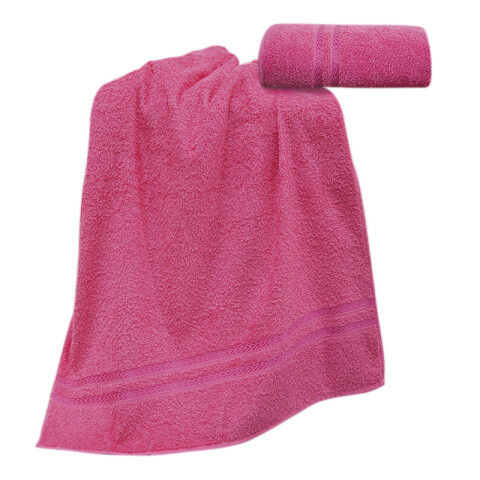 Toalla Paris 100% Algodón 65 x 140 cm ROSA FUERTE