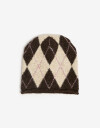 Gorro Gorro Tejido Jacquard - Marron Chocolate