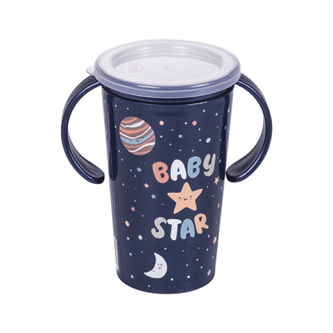 Vaso Mágico Entrenador Antiderrame 280 ml Astronauta