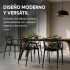 Silla de Comedor ComboHome Allegra Pack X6 Negro 1