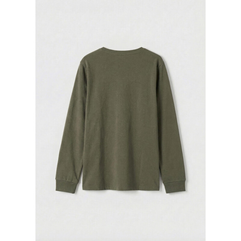 CAMISETA ML MASC OLIVA MEDIO