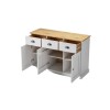 Aparador 3 Puertas 3 Cajones - Línea Valenciana - Blanco Aparador 3 Puertas 3 Cajones - Línea Valenciana - Blanco