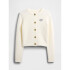 FRCH LOGO CARDI IVORY FROST