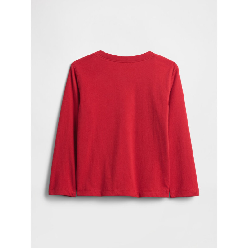 V-FRCH LS LOGO TEE MODERN RED 2