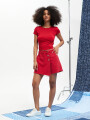 SHORT POLLERA BALMORAL ROJO