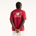 Remera New Balance de Hombre - Woven Label - MT53928PDR RED