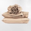 SÁBANA FRENCH FLAX LINEN MARRON - SUPER KING