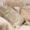 Funda de almohadón KASBA Beige - Medium