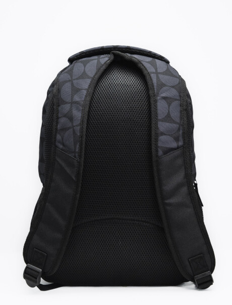 Mochila Fullprint Gris y Negro