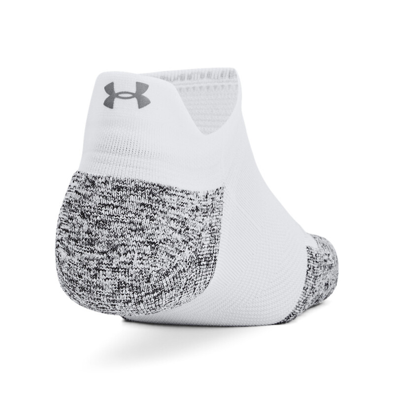 UA Velociti Run Cush 3pk NS-WHT WHT-100