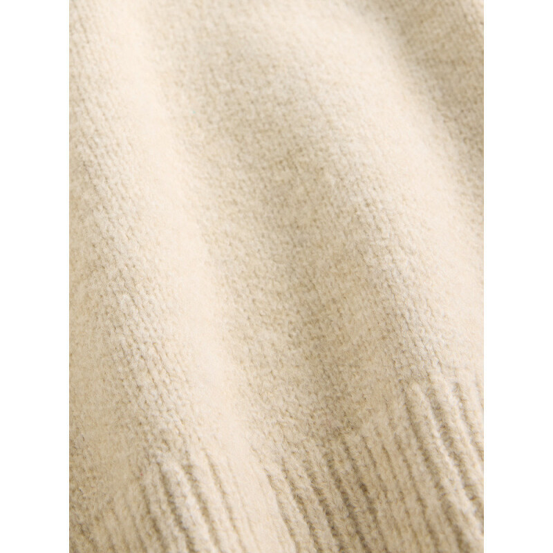 FAST CASHSOFT SWEATER_CREW OATMEAL HEATHER