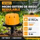 DINGQI MICRO GOTERO DE RIEGO REGULABLE 360° CAUDAL 0/70 L/H Dingqi Micro Gotero De Riego Regulable 360° Caudal 0/70 L/h