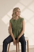 Blusa. Verde Musgo