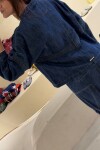 Camisa Mao Azul