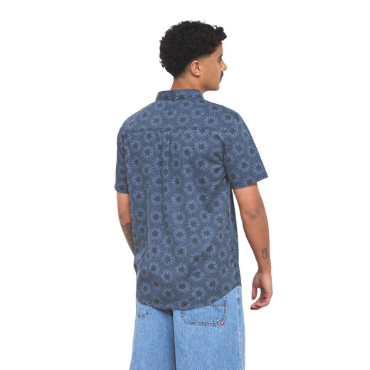 Camisa Quiksilver Ocean Mayehem - Azul Camisa Quiksilver Ocean Mayehem - Azul