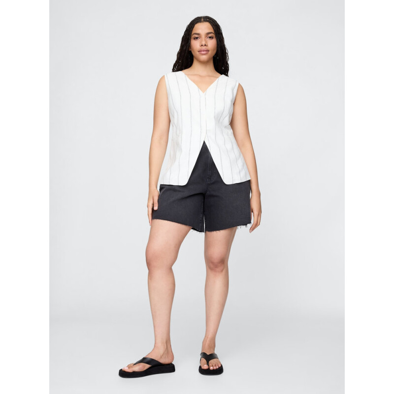 LOOSE BERMUDA SHORT BLACK 1