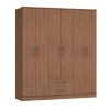Ropero 6 Puertas Pequim Macadamia Ropero 6 Puertas Pequim Macadamia