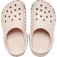 Crocs Classic Clog Beaded Band Rosado