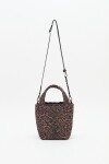 Cartera Tote Mini Animal Matelasse Marron