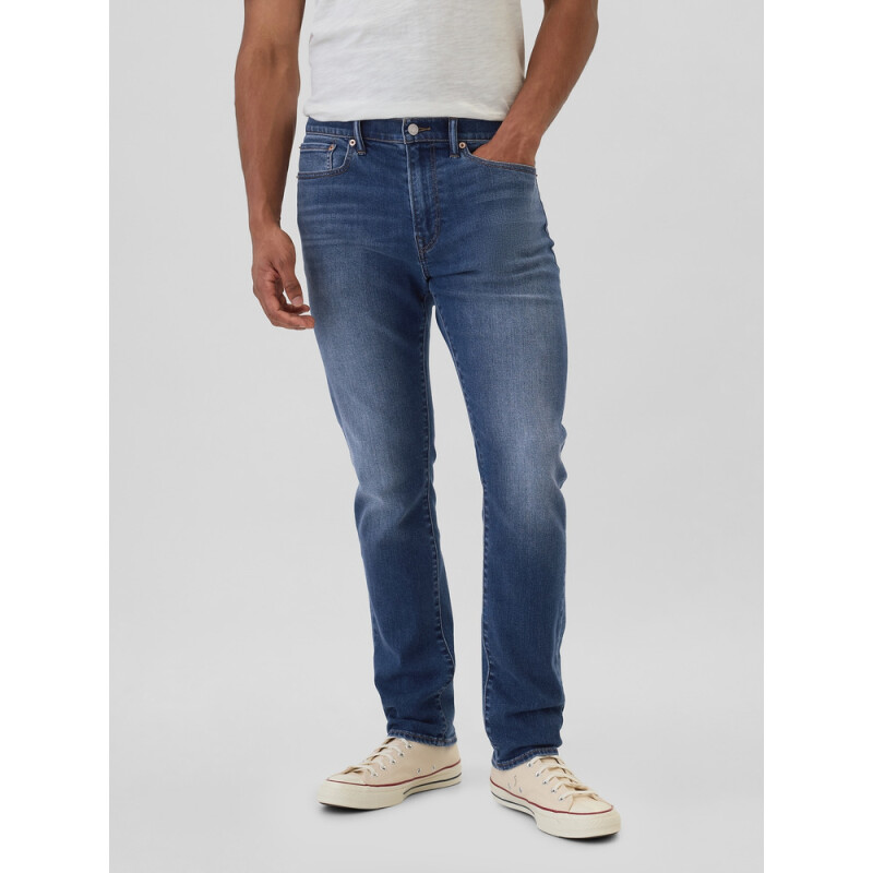 V-ATHLETIC SLIM SOFT MED MARINO MEDIUM WASH