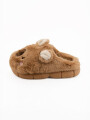 PANTUFLA BEIGE OSCURO
