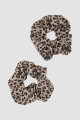 Pack x2 scrunchies<br /> animal print Animal print