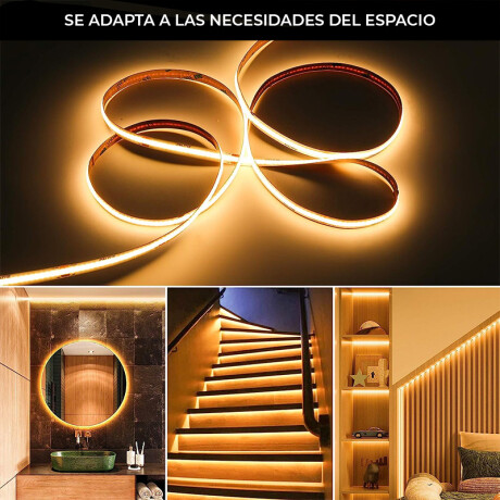 CINTA LED COB CONTINUA IP20 Cinta LED COB Continua 2700K IP20 Luz Cálida Dimerizable