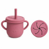 Vaso 2 en 1 - Sorbito y Porta Cereales Rosado
