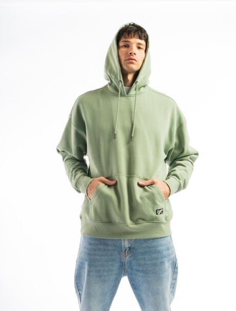 Canguro de Felpa Oversized California Verde Claro