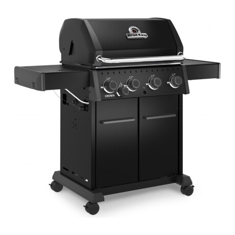 Barbacoa a Gas Broil King Crown 440 Shadow 4 Quemadores con Hornalla Lateral Barbacoa a Gas Broil King Crown 440 Shadow 4 Quemadores con Hornalla Lateral