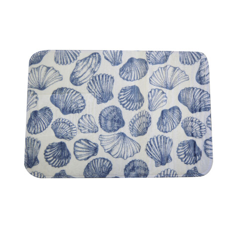 Alfombra Baño con Memoria Home Class 40x60 5401 OCEANO AZUL