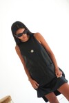 Sun Suede Dress Negro