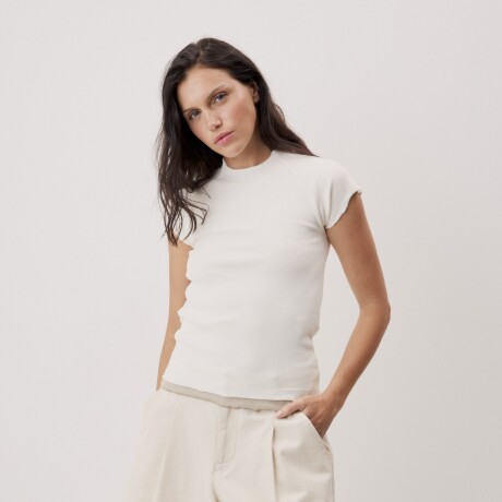 REMERA PILON Blanco