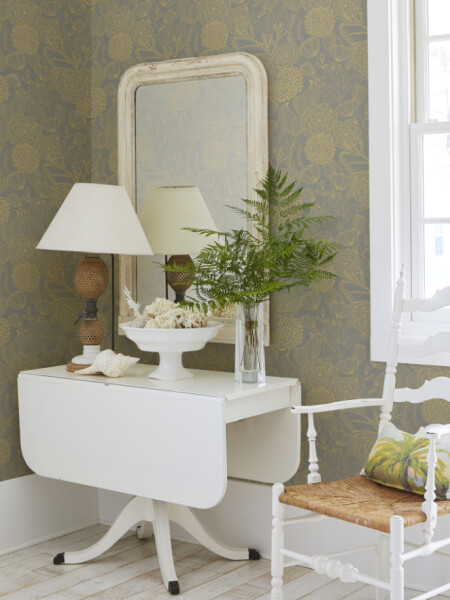 COLECCIÓN BLUEBELL - ALANNAH TAUPE BOTANICAL - N/A