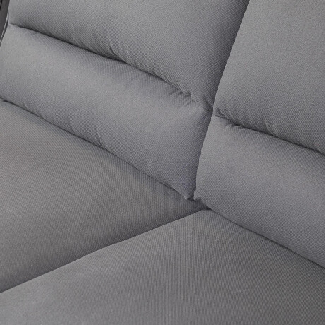 SOFÁ C/CHAISE GRIS TELA EXCELENCE IZQ