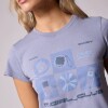 T-shirt corta CATINA Dixie Gris Claro