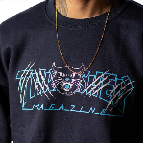 Buzo Thrasher Gato - Azul Buzo Thrasher Gato - Azul