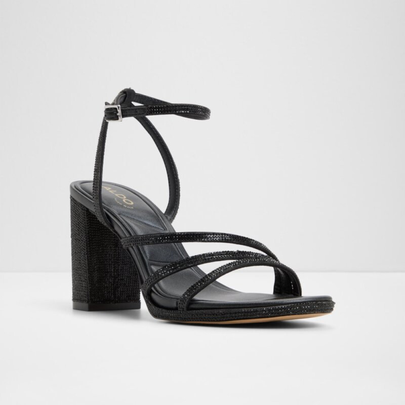 CHICGLOW SILVER TEXTILE BLACK