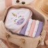 Set Toalla Con Capucha Bebé Ballena + 6 Toallitas Algodón Color Blanco