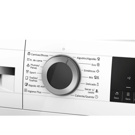 SECARROPAS CON BOMBA DE CALOR BOSCH 9-KG BLANCO WQG245D1ES