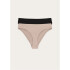 KIT COM 2 CALCINHAS FEM PRETO/BEGE