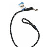 Correa Para Perro Largo Total 1.3 mts Refractaria NEGRO